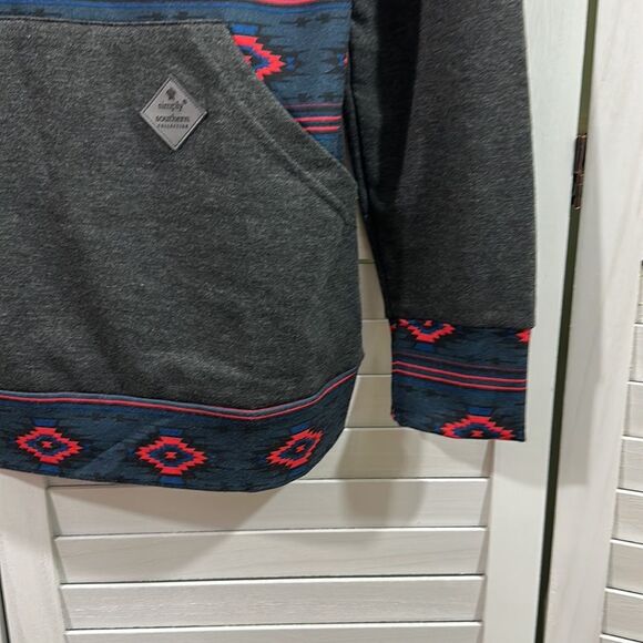 Simply Southern Small Gray Hoodie Lightweight Pullover - Picture 6 of 15